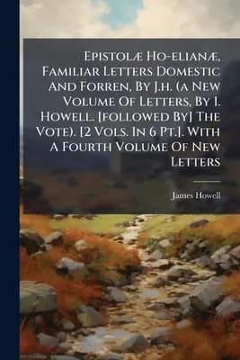 (영문도서)Epistolæ Ho-elianæ, Familiar Letters Domestic And Forren, By J.h., Paperback 가격 추이 (영문도서)Epistolæ Ho-elianæ, Familiar Letters Domestic And Forren, By J.h., Paperback - 최저가 43,700원
