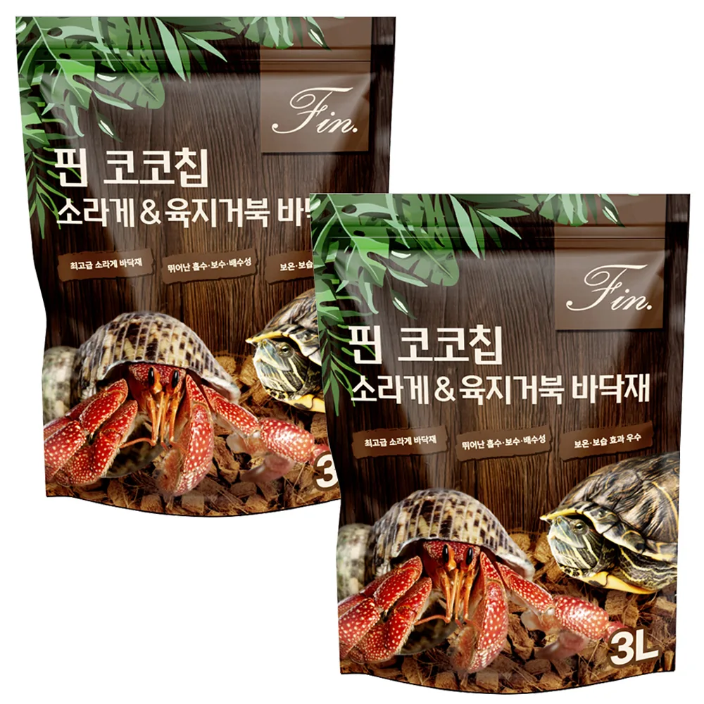 Fin 코코칩 소라게 & 육지거북 바닥재 가격 추이 Fin 코코칩 소라게 & 육지거북 바닥재 - 최저가 2,500원