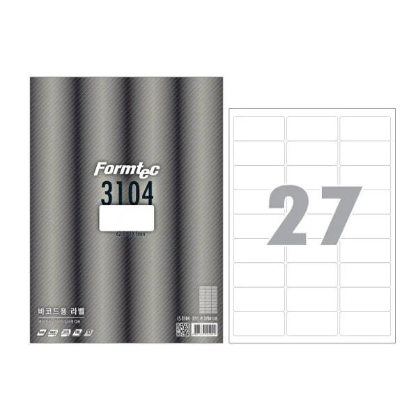 폼텍 바코드용 라벨지 LQ-3104 가격 추이 폼텍 바코드용 라벨지 LQ-3104 - 최저가 5,430원