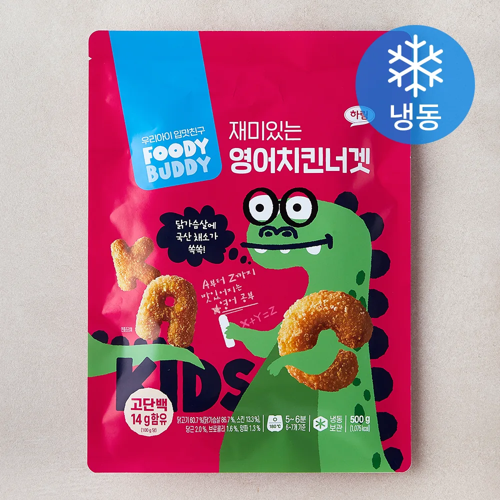푸디버디 재미있는 영어치킨너겟 (냉동) 가격 추이 푸디버디 재미있는 영어치킨너겟 (냉동) - 최저가 6,620원