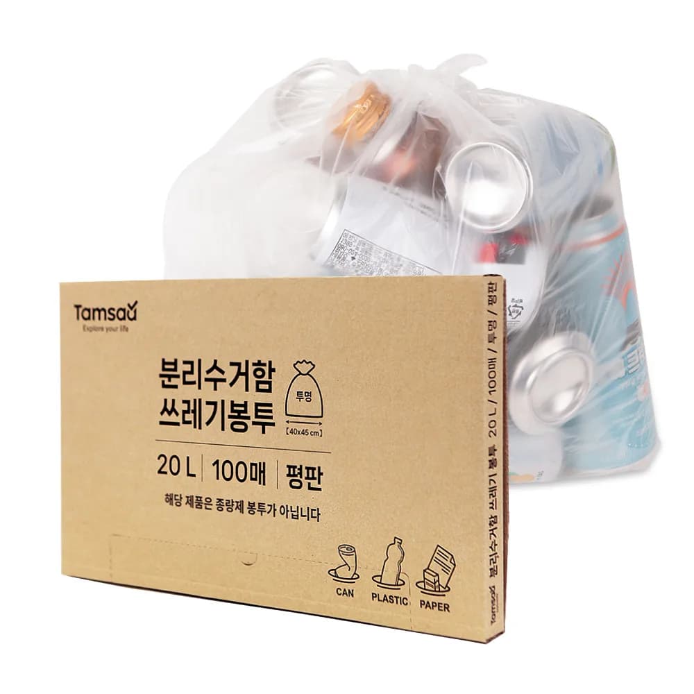 탐사 분리수거 쓰레기봉투 평판 투명 가격 추이 탐사 분리수거 쓰레기봉투 평판 투명 - 최저가 5,980원