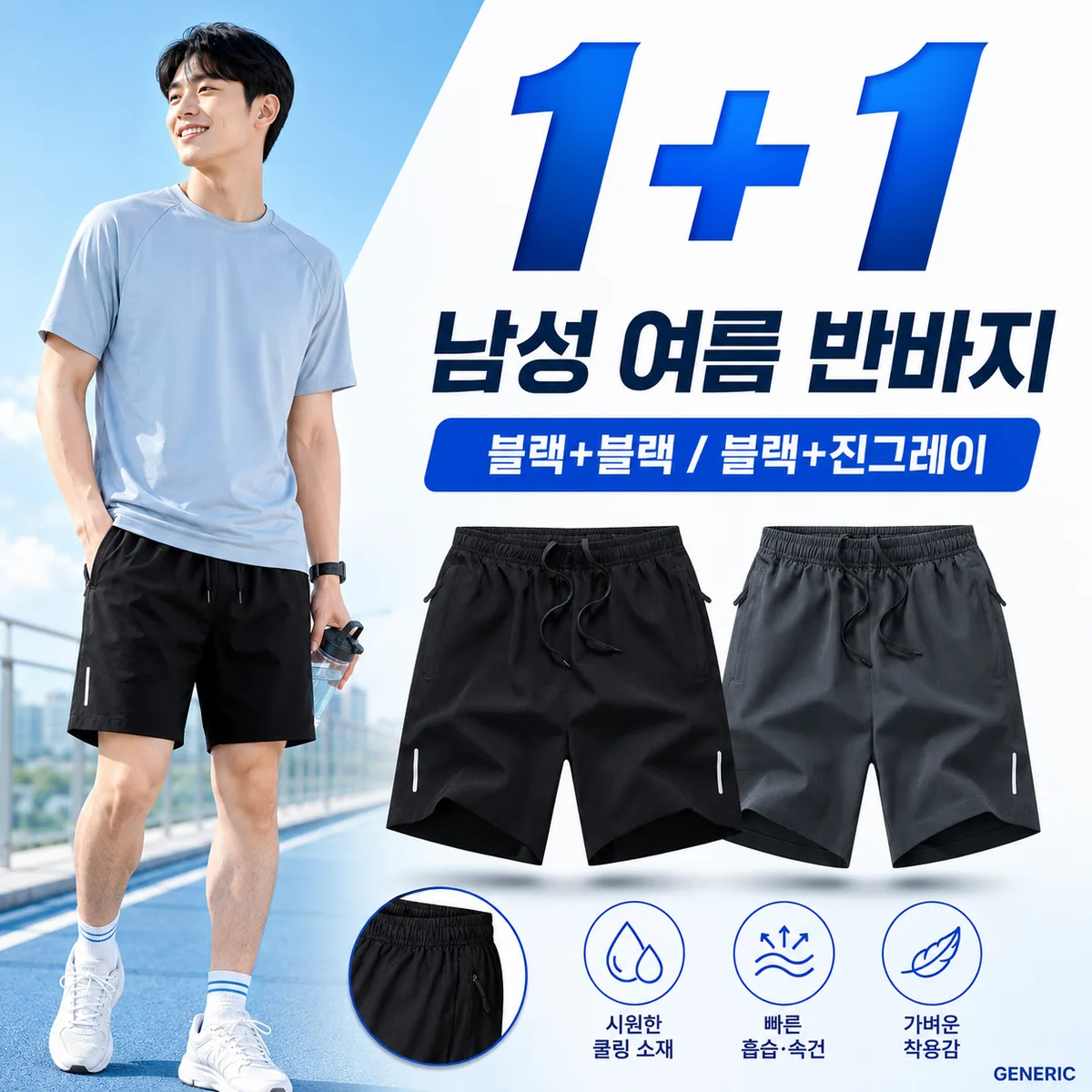 제너릭 시원한 남자 반바지 여름용 트레이닝복 밴딩 팬츠 가격 추이 제너릭 시원한 남자 반바지 여름용 트레이닝복 밴딩 팬츠 - 최저가 7,900원
