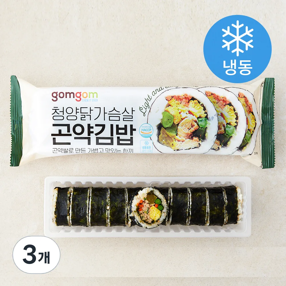 곰곰 청양닭가슴살 곤약김밥 (냉동) 가격 추이 곰곰 청양닭가슴살 곤약김밥 (냉동) - 최저가 12,510원