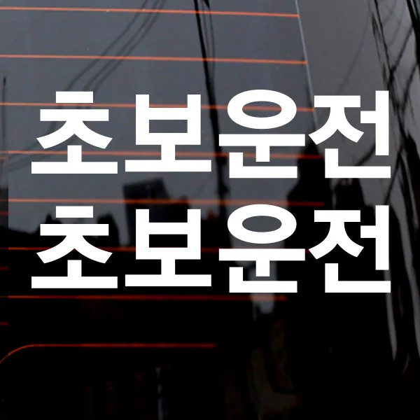 고딕 초보운전 차량용 스티커 가격 추이 고딕 초보운전 차량용 스티커 - 최저가 4,820원
