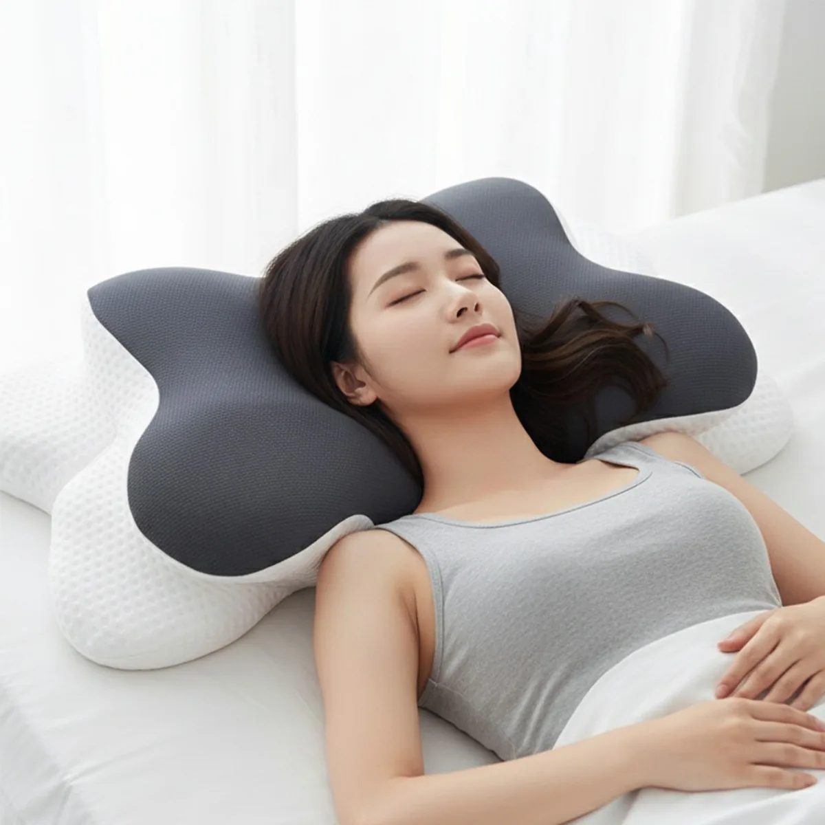 그린스토아 베개 목편한 경추 배게, 1개, 화이트 + 그레이 가격 추이 그린스토아 베개 목편한 경추 배게, 1개, 화이트 + 그레이 - 최저가 46,620원