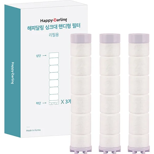 해피달링 싱크대 핸디형 필터 리필 3p 가격 추이 해피달링 싱크대 핸디형 필터 리필 3p - 최저가 7,110원