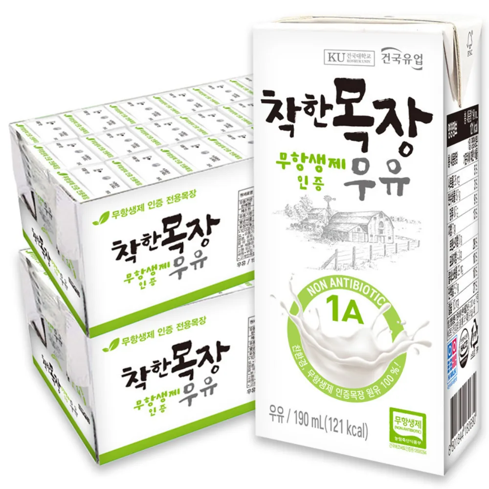 건국유업 착한목장 무항생제 멸균우유 가격 추이 건국유업 착한목장 무항생제 멸균우유 - 최저가 16,500원