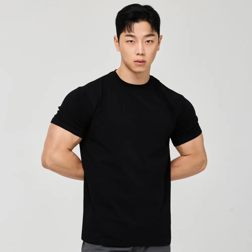 허그본 무지 머슬핏 반팔 티셔츠 가격 추이 허그본 무지 머슬핏 반팔 티셔츠 - 최저가 15,960원
