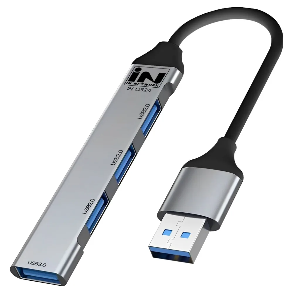 인네트워크 USB3.0 1포트 USB2.0 3포트 알루미늄 초슬림 USB 4포트 확장 허브 IN-U324 가격 추이 인네트워크 USB3.0 1포트 USB2.0 3포트 알루미늄 초슬림 USB 4포트 확장 허브 IN-U324 - 최저가 5,300원