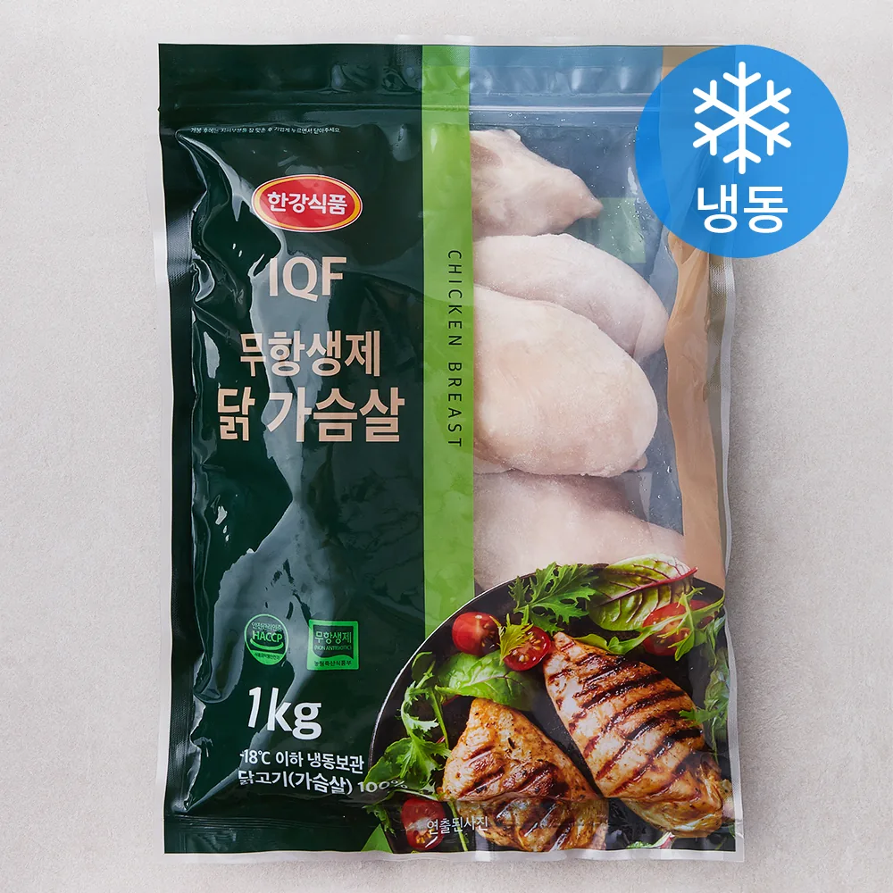 한강식품 IQF 무항생제 닭가슴살 (냉동) 가격 추이 한강식품 IQF 무항생제 닭가슴살 (냉동) - 최저가 6,990원