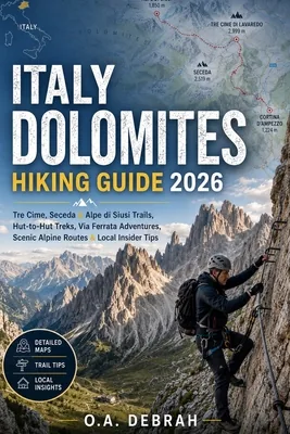 (영문도서)Italy Dolomites Hiking Guide 2026: Tre Cime, Seceda & Alpe di Siusi Trails, Hut-to-Hut, Paperback 가격 추이 (영문도서)Italy Dolomites Hiking Guide 2026: Tre Cime, Seceda & Alpe di Siusi Trails, Hut-to-Hut, Paperback - 최저가 28,100원