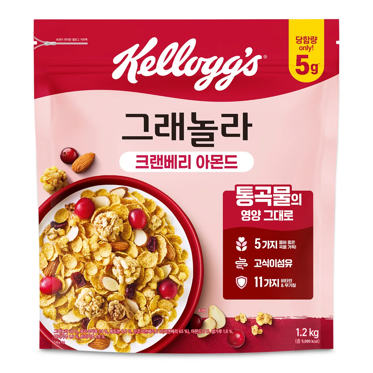 켈로그 크랜베리 아몬드 그래놀라 시리얼 가격 추이 켈로그 크랜베리 아몬드 그래놀라 시리얼 - 최저가 10,320원