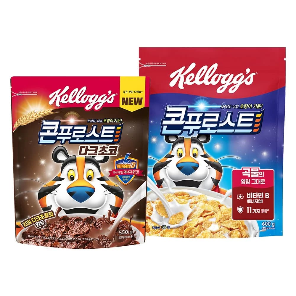 켈로그 콘푸로스트 600g + 콘푸로스트 다크초코 550g 1세트 가격 추이 켈로그 콘푸로스트 600g + 콘푸로스트 다크초코 550g 1세트 - 최저가 12,400원