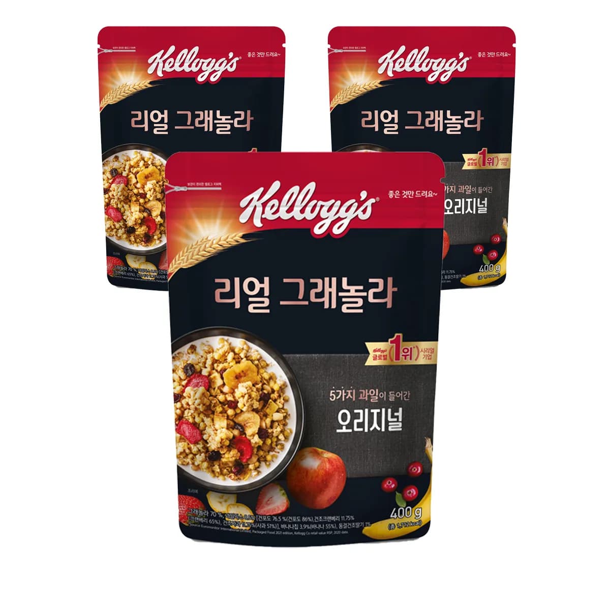 켈로그 리얼 그래놀라 오리지널 시리얼 400g 3개 가격 추이 켈로그 리얼 그래놀라 오리지널 시리얼 400g 3개 - 최저가 14,350원