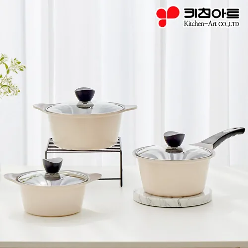 키친아트 줄리엣 세라믹코팅 냄비 세트 3개 베이지 양수냄비16cm 편수냄비18cm 양수냄비20cm 가격 추이 키친아트 줄리엣 세라믹코팅 냄비 세트 3개 베이지 양수냄비16cm 편수냄비18cm 양수냄비20cm - 최저가 42,900원