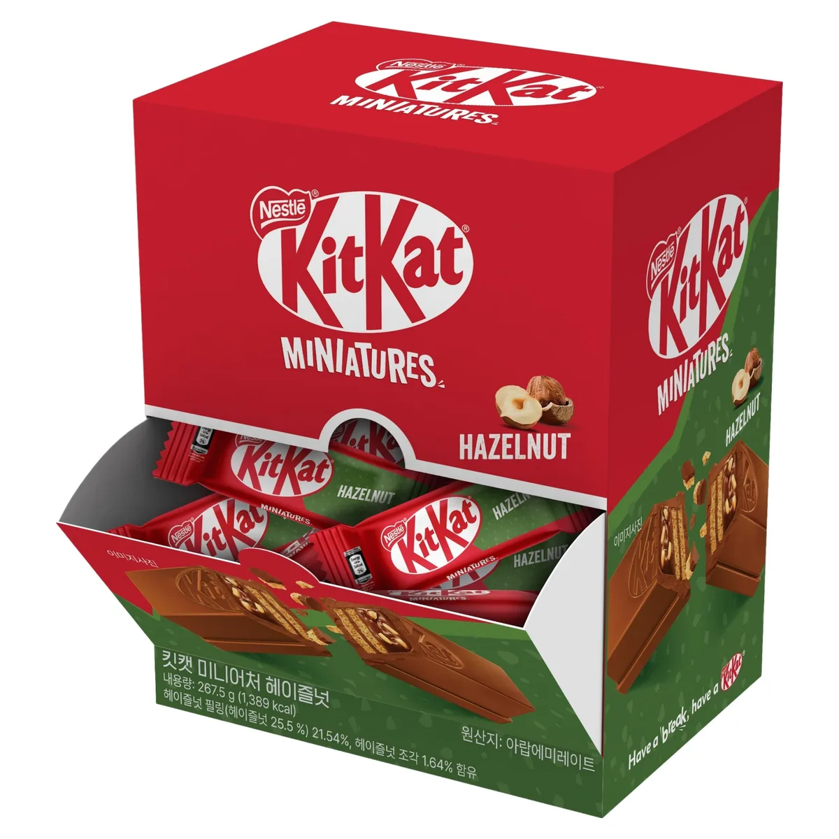 KitKat 미니어처 헤이즐넛 25p 가격 추이 KitKat 미니어처 헤이즐넛 25p - 최저가 8,610원