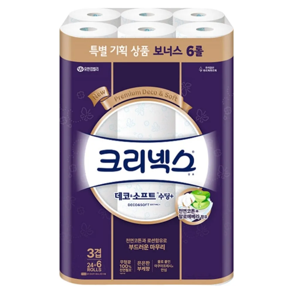크리넥스 3겹 데코 앤 소프트 수딩 플러스 천연펄프 롤화장지 가격 추이 크리넥스 3겹 데코 앤 소프트 수딩 플러스 천연펄프 롤화장지 - 최저가 16,970원