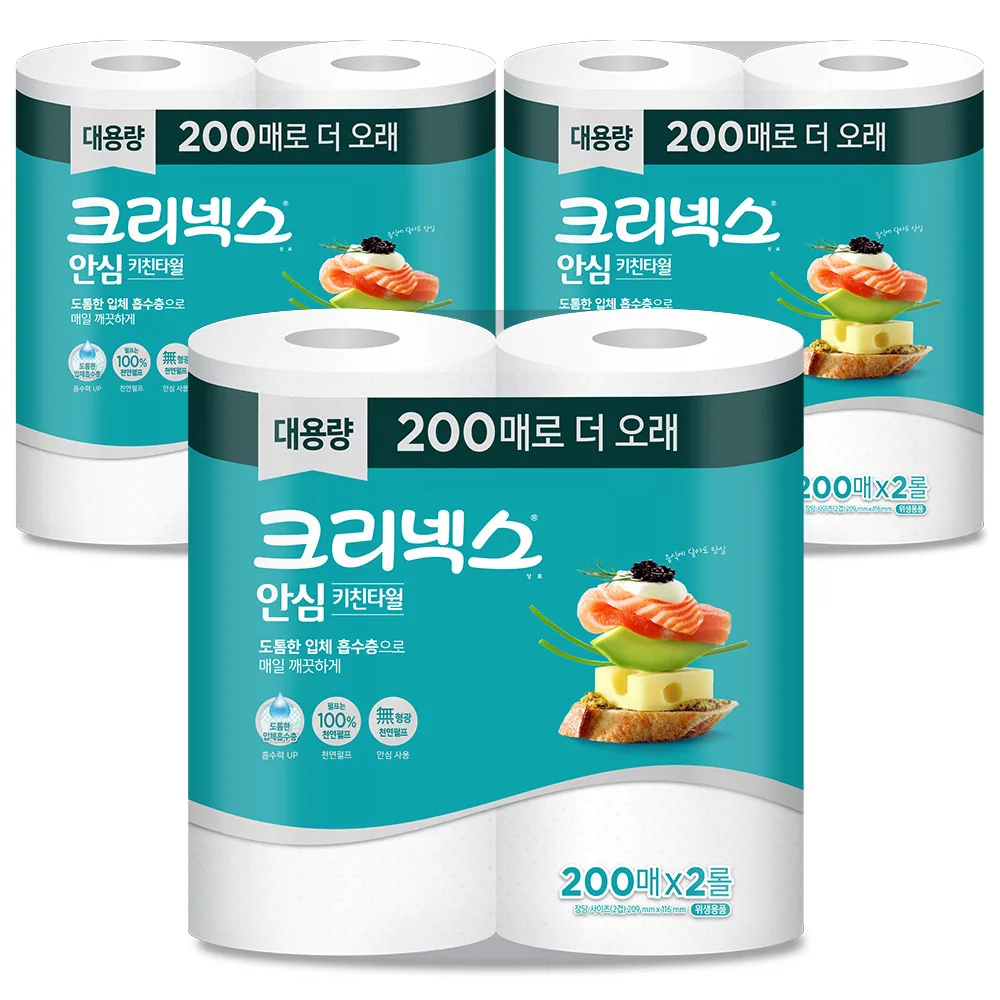 크리넥스 안심 키친타올 가격 추이 크리넥스 안심 키친타올 - 최저가 8,160원