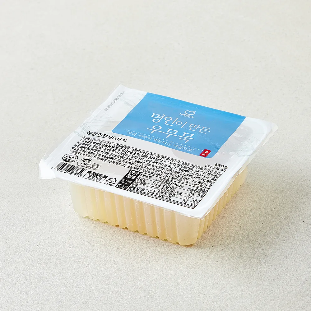 한둘 명인이 만든 우무묵 가격 추이 한둘 명인이 만든 우무묵 - 최저가 4,400원