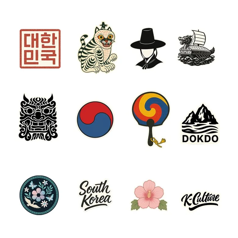 대한민국 감성 빅사이즈 캐리어 스티커 12종 가격 추이 대한민국 감성 빅사이즈 캐리어 스티커 12종 - 최저가 9,800원
