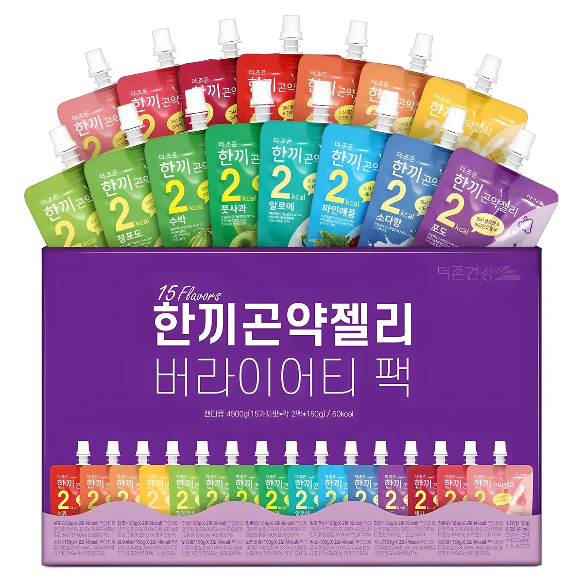 더존건강 한끼 곤약젤리 버라이어티 팩 30개입 가격 추이 더존건강 한끼 곤약젤리 버라이어티 팩 30개입 - 최저가 16,550원