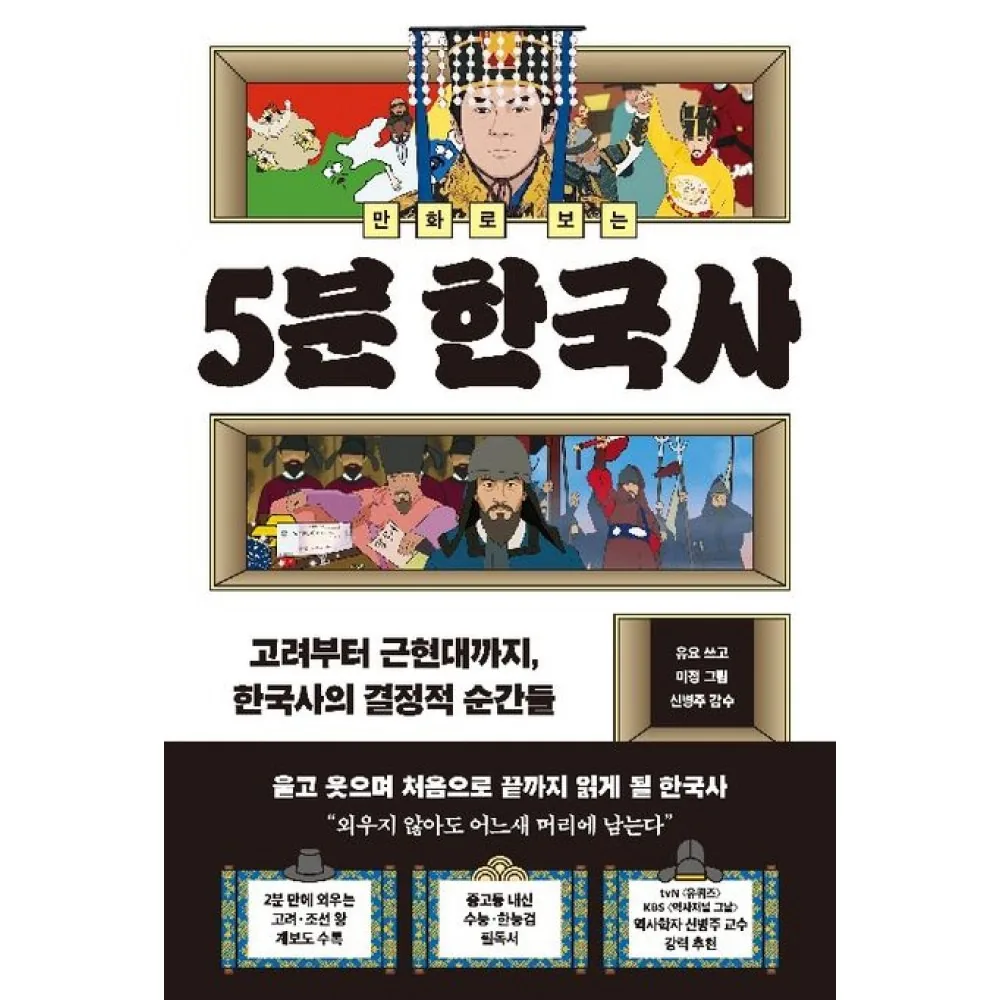 만화로 보는 5분 한국사 - 고려부터 근현대까지, 한국사의 결정적 순간들 가격 추이 만화로 보는 5분 한국사 - 고려부터 근현대까지, 한국사의 결정적 순간들 - 최저가 16,920원