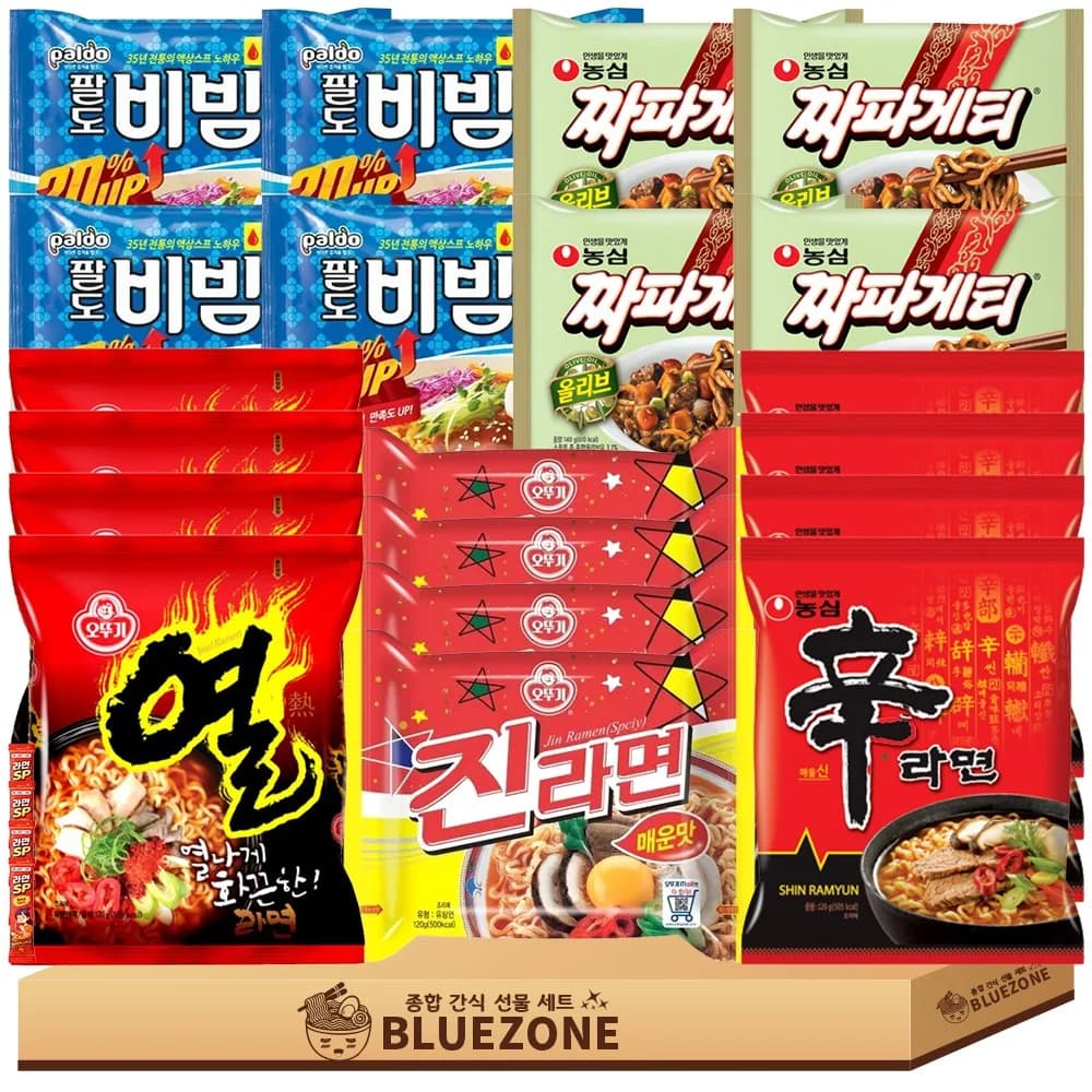 인기 봉지라면 C세트 신라면4 진라면매운맛4 짜파게티4 팔도비빔면4 열라면4 라면스틱4, 1세트 가격 추이 인기 봉지라면 C세트 신라면4 진라면매운맛4 짜파게티4 팔도비빔면4 열라면4 라면스틱4, 1세트 - 최저가 27,800원