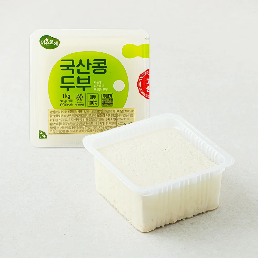 맑은물에 국산콩 두부 가격 추이 맑은물에 국산콩 두부 - 최저가 5,980원
