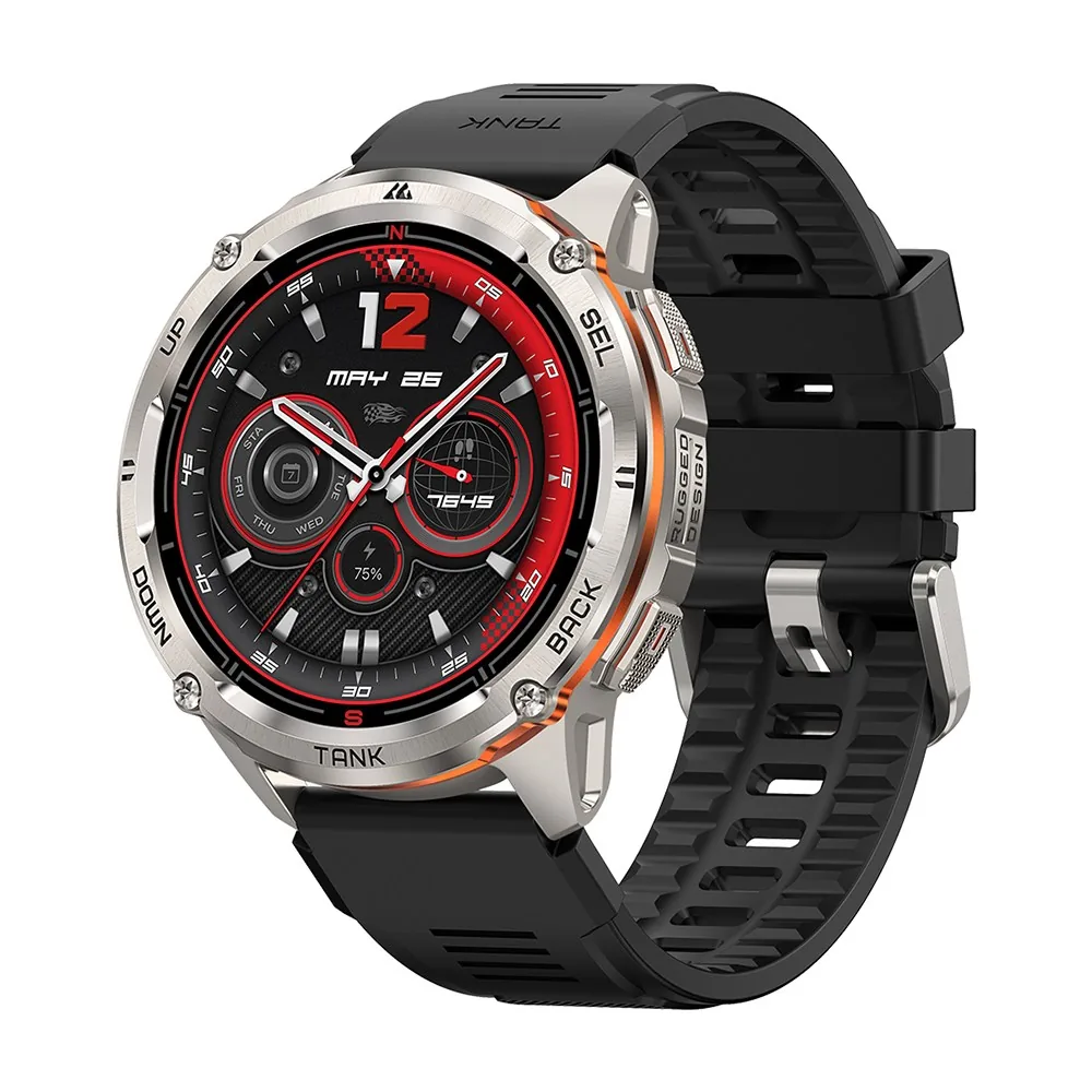 KOSPET TANK T3 Ultra 2 GPS 스마트 워치 나침반 고도계 기압계 5ATM IP69K 방수 AMOLED 통화 Silver 가격 추이 KOSPET TANK T3 Ultra 2 GPS 스마트 워치 나침반 고도계 기압계 5ATM IP69K 방수 AMOLED 통화 Silver - 최저가 172,500원