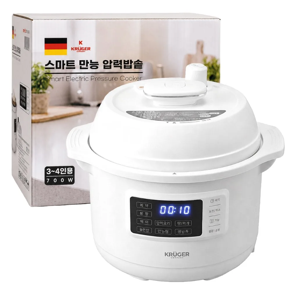 크루거 스마트 만능 전기압력밥솥 2L 세라믹 화이트 KRPC-4133 가격 추이 크루거 스마트 만능 전기압력밥솥 2L 세라믹 화이트 KRPC-4133 - 최저가 148,900원