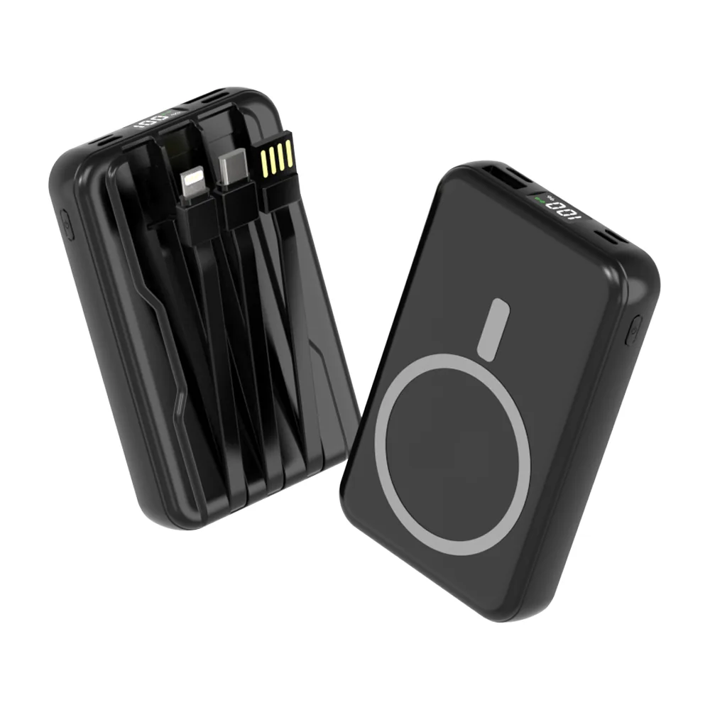 대용량 맥세이프 호환 보조배터리 20000mAh 무선충전 케이블 일체형 LCD 잔량표시 가격 추이 대용량 맥세이프 호환 보조배터리 20000mAh 무선충전 케이블 일체형 LCD 잔량표시 - 최저가 21,800원