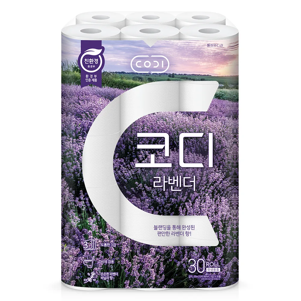 코디 라벤더 3겹 롤화장지 가격 추이 코디 라벤더 3겹 롤화장지 - 최저가 11,610원