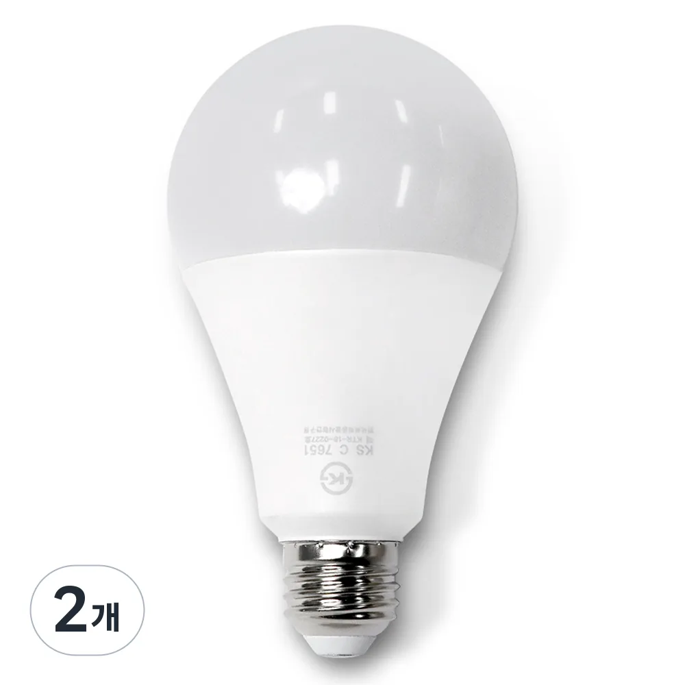 두영 LED 전구 20W 가격 추이 두영 LED 전구 20W - 최저가 2,300원