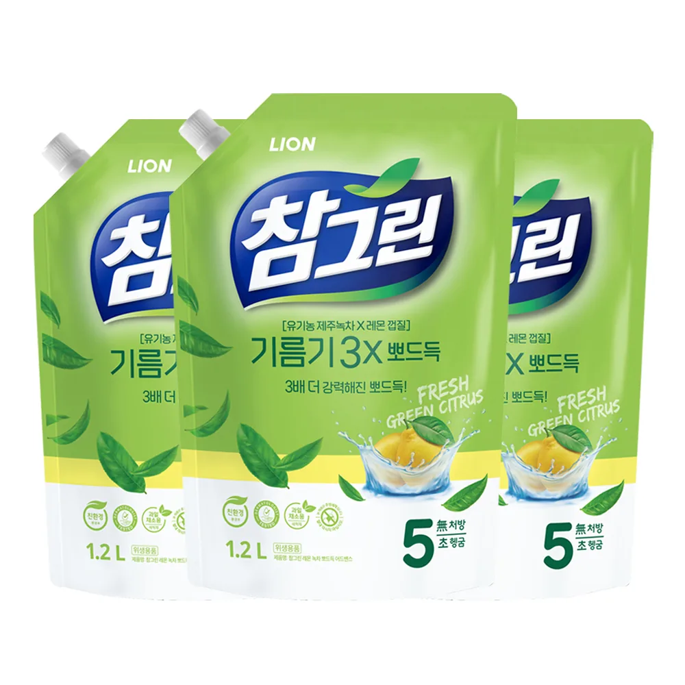 참그린 레몬 녹차 뽀드득 어드밴스 주방세제 리필 가격 추이 참그린 레몬 녹차 뽀드득 어드밴스 주방세제 리필 - 최저가 5,100원