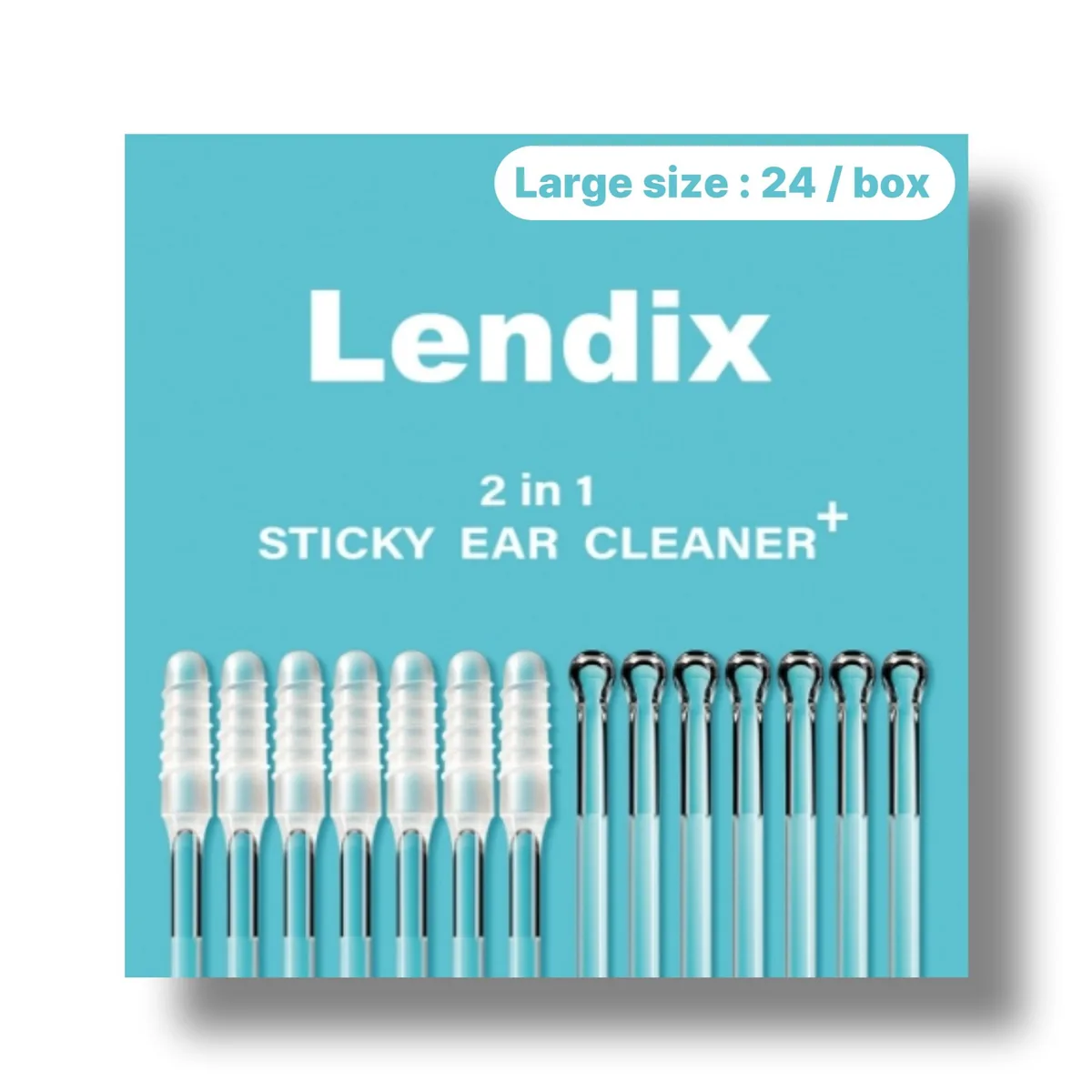 Lendix 친환경 점착식 끈끈이 귀이개 플러스 면봉 투인원 가격 추이 Lendix 친환경 점착식 끈끈이 귀이개 플러스 면봉 투인원 - 최저가 6,680원