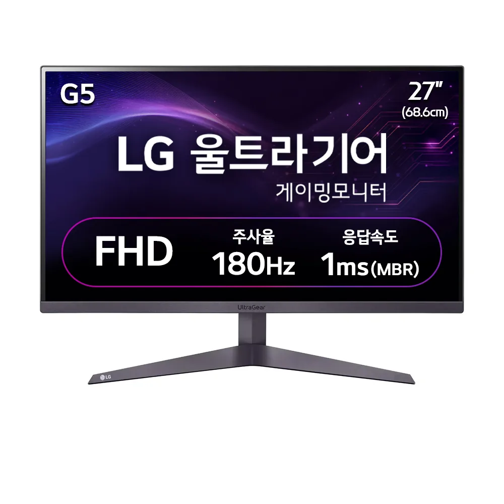 LG전자 울트라기어 게이밍 모니터 27GS50F 68.6cm FHD 가격 추이 LG전자 울트라기어 게이밍 모니터 27GS50F 68.6cm FHD - 최저가 209,000원
