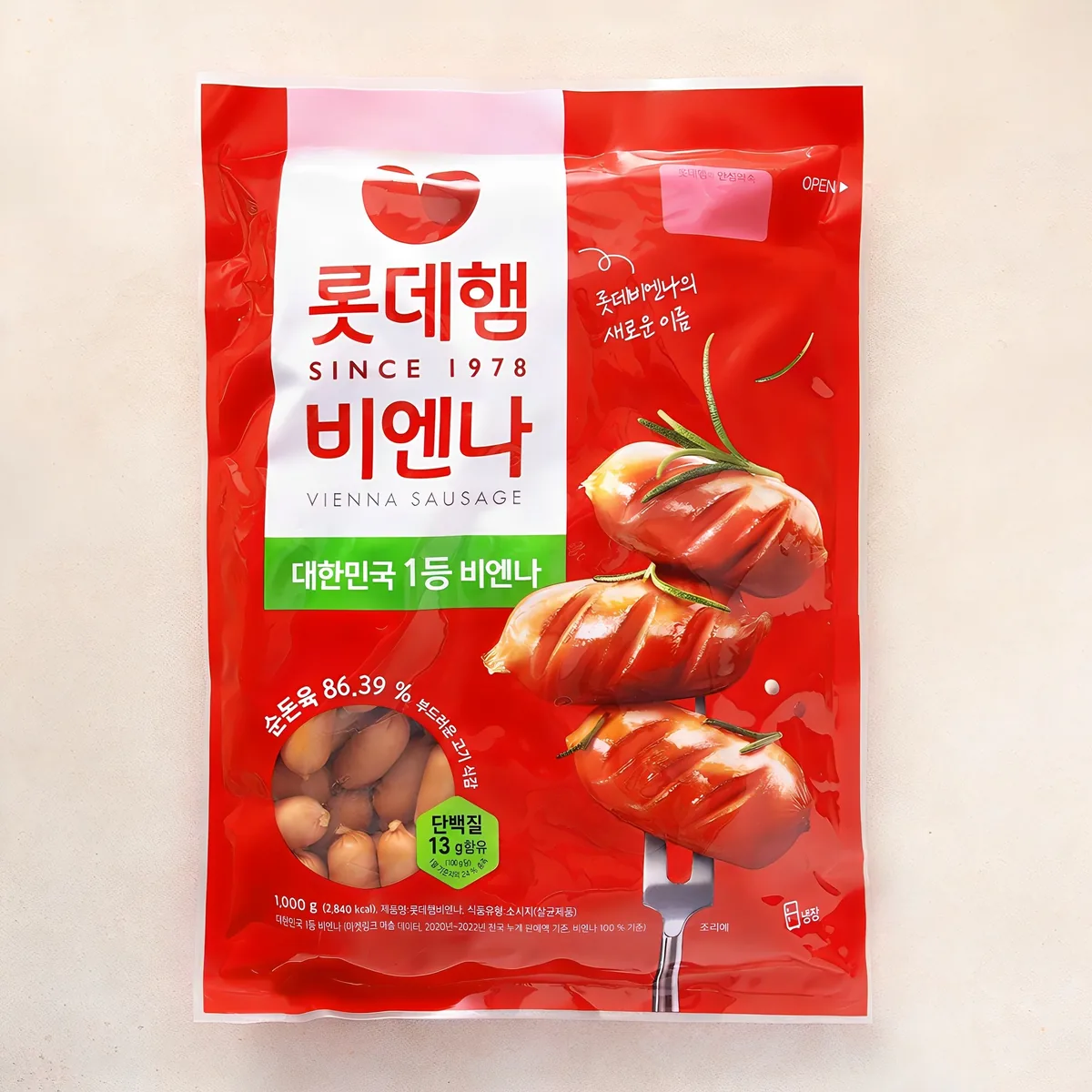 롯데햄 롯데비엔나 소시지 가격 추이 롯데햄 롯데비엔나 소시지 - 최저가 6,850원