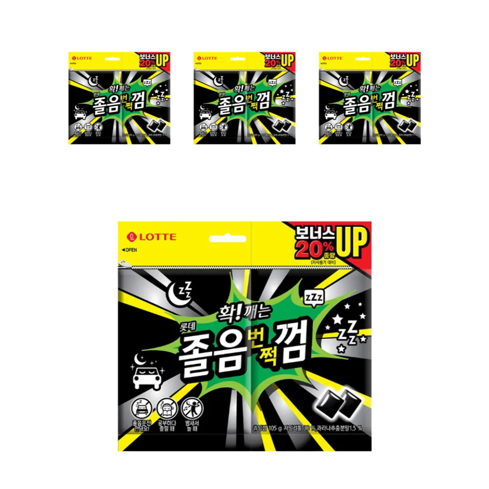 롯데웰푸드 졸음번쩍껌 트윈리필 가격 추이 롯데웰푸드 졸음번쩍껌 트윈리필 - 최저가 7,580원