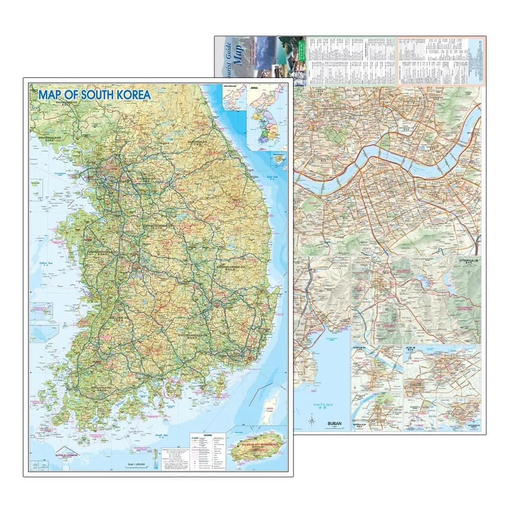 영문판 우리나라지도 MAP OF SOUTH KOREA 소형 코팅형 높낮이별 색상구분 남한 지세 지형 지리 학습용 가격 추이 영문판 우리나라지도 MAP OF SOUTH KOREA 소형 코팅형 높낮이별 색상구분 남한 지세 지형 지리 학습용 - 최저가 22,500원