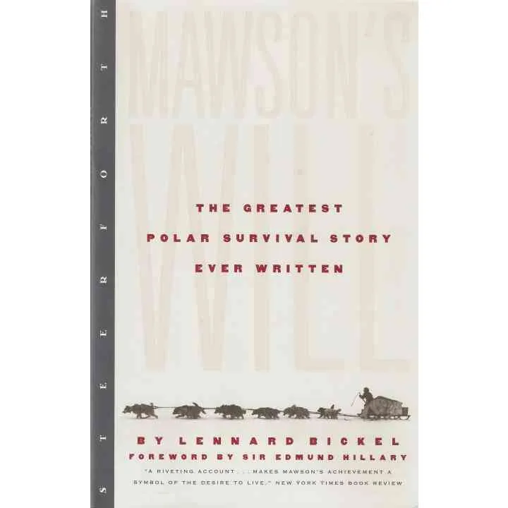 Mawson's Will: The Greatest Polar Survival Story Ever Written 가격 추이 Mawson's Will: The Greatest Polar Survival Story Ever Written - 최저가 26,050원