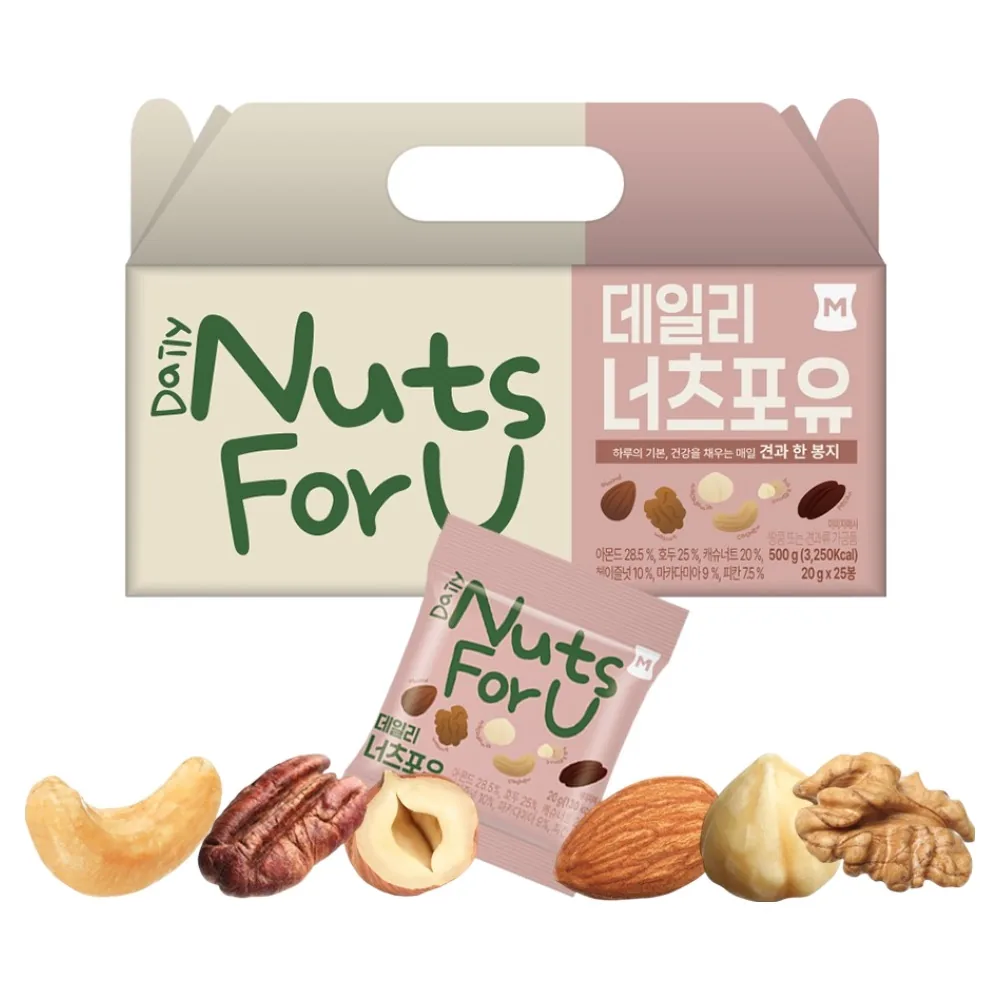머거본 데일리 너츠포유 믹스넛 500g 가격 추이 머거본 데일리 너츠포유 믹스넛 500g - 최저가 19,990원