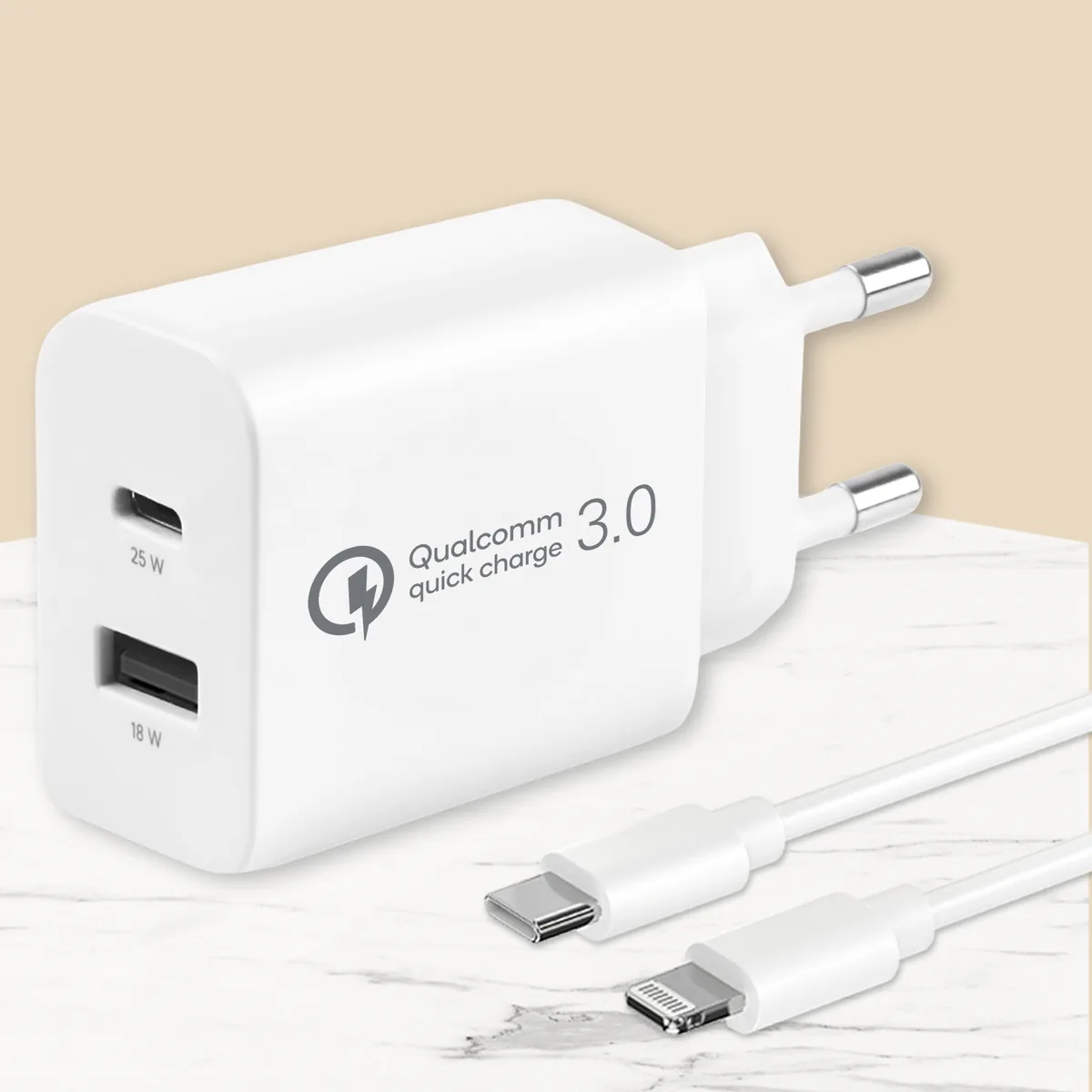 모잇 퀄컴 공식인증 QC 3.0 PD25W 2포트 PPS 초고속충전기 + 8핀 라이트닝 아이폰 케이블 가격 추이 모잇 퀄컴 공식인증 QC 3.0 PD25W 2포트 PPS 초고속충전기 + 8핀 라이트닝 아이폰 케이블 - 최저가 7,990원