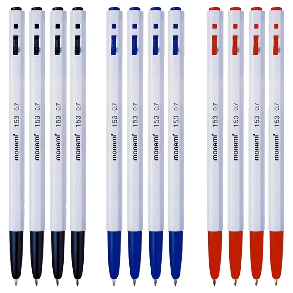 모나미 BP 153 볼펜 0.7mm 3종 x 4p 세트 가격 추이 모나미 BP 153 볼펜 0.7mm 3종 x 4p 세트 - 최저가 2,910원