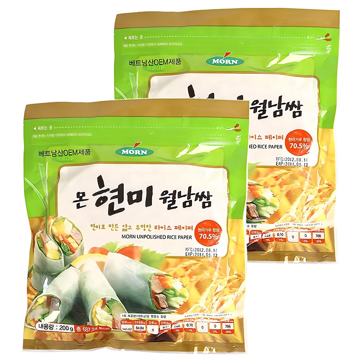 MORN 현미 월남쌈 가격 추이 MORN 현미 월남쌈 - 최저가 4,460원