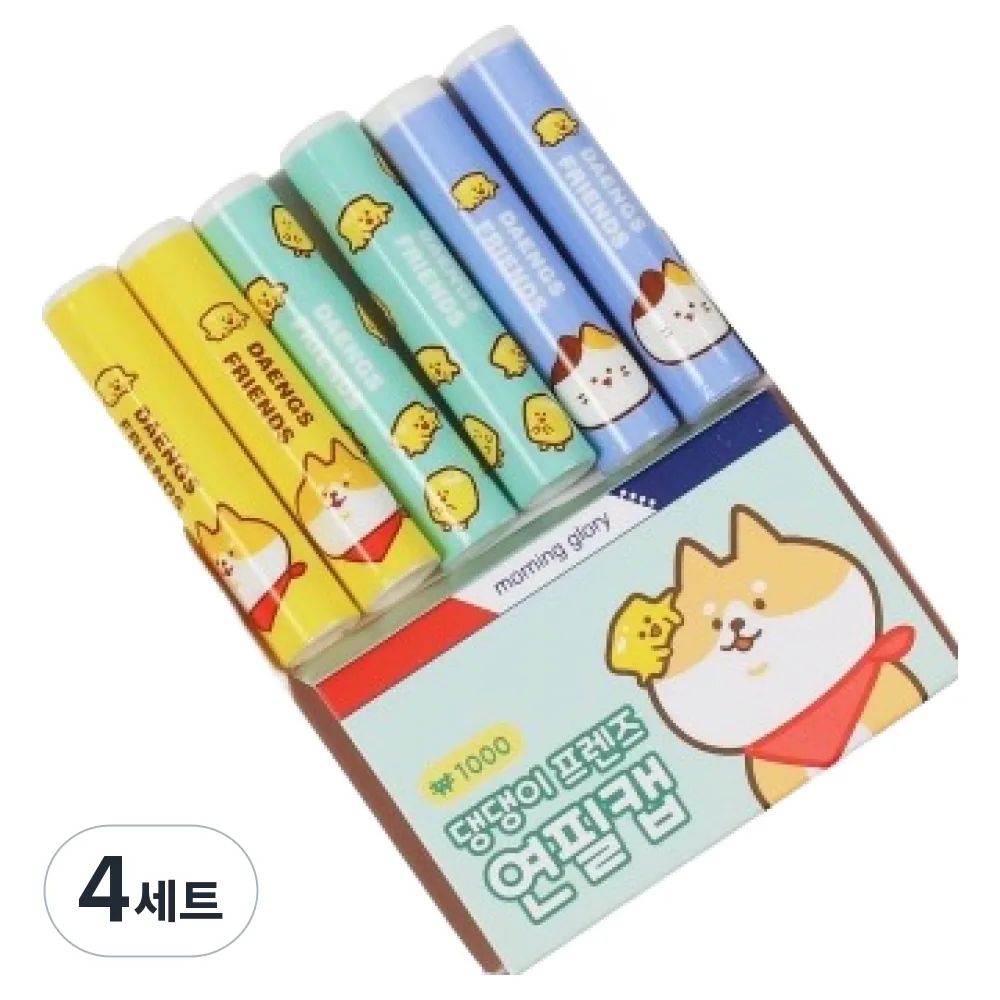 모닝글로리 연필캡 댕댕프렌즈 6p 세트 가격 추이 모닝글로리 연필캡 댕댕프렌즈 6p 세트 - 최저가 2,980원