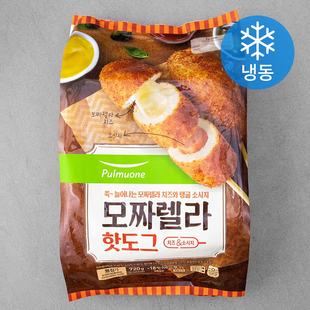 풀무원 모짜렐라 핫도그 (냉동) 가격 추이 풀무원 모짜렐라 핫도그 (냉동) - 최저가 14,440원