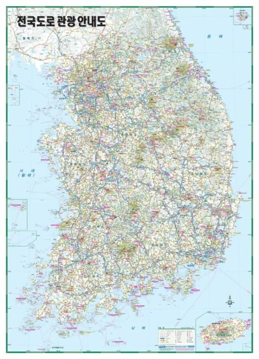 전국도로관광안내도(양면)(코팅 원지 부착용):축척 1:500,000 가격 추이 전국도로관광안내도(양면)(코팅 원지 부착용):축척 1:500,000 - 최저가 13,500원