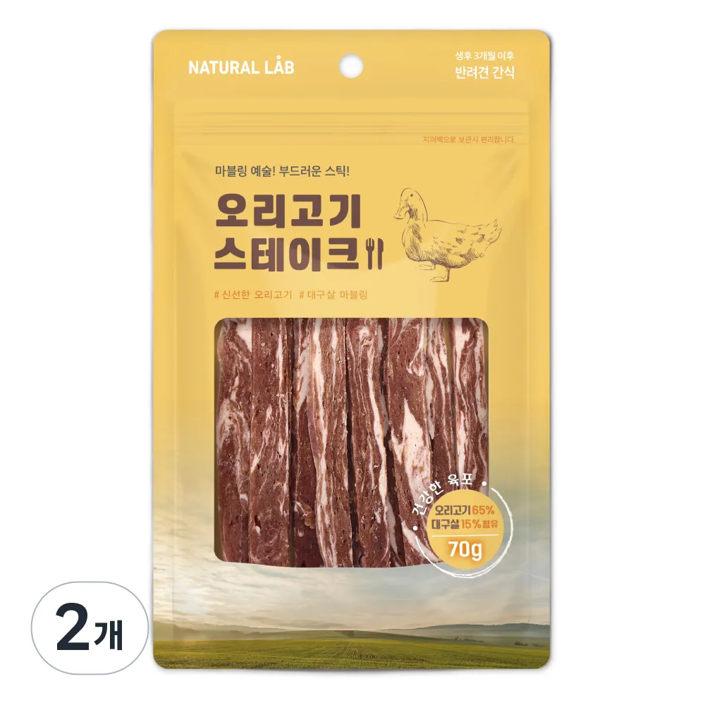 네츄럴랩 강아지 건강한육포 스테이크 가격 추이 네츄럴랩 강아지 건강한육포 스테이크 - 최저가 1,900원