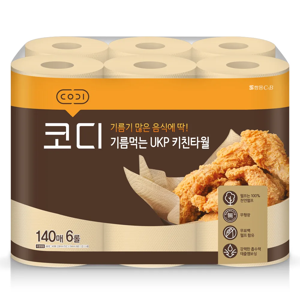 코디 기름먹는 UKP 천연펄프 키친타올 가격 추이 코디 기름먹는 UKP 천연펄프 키친타올 - 최저가 6,120원