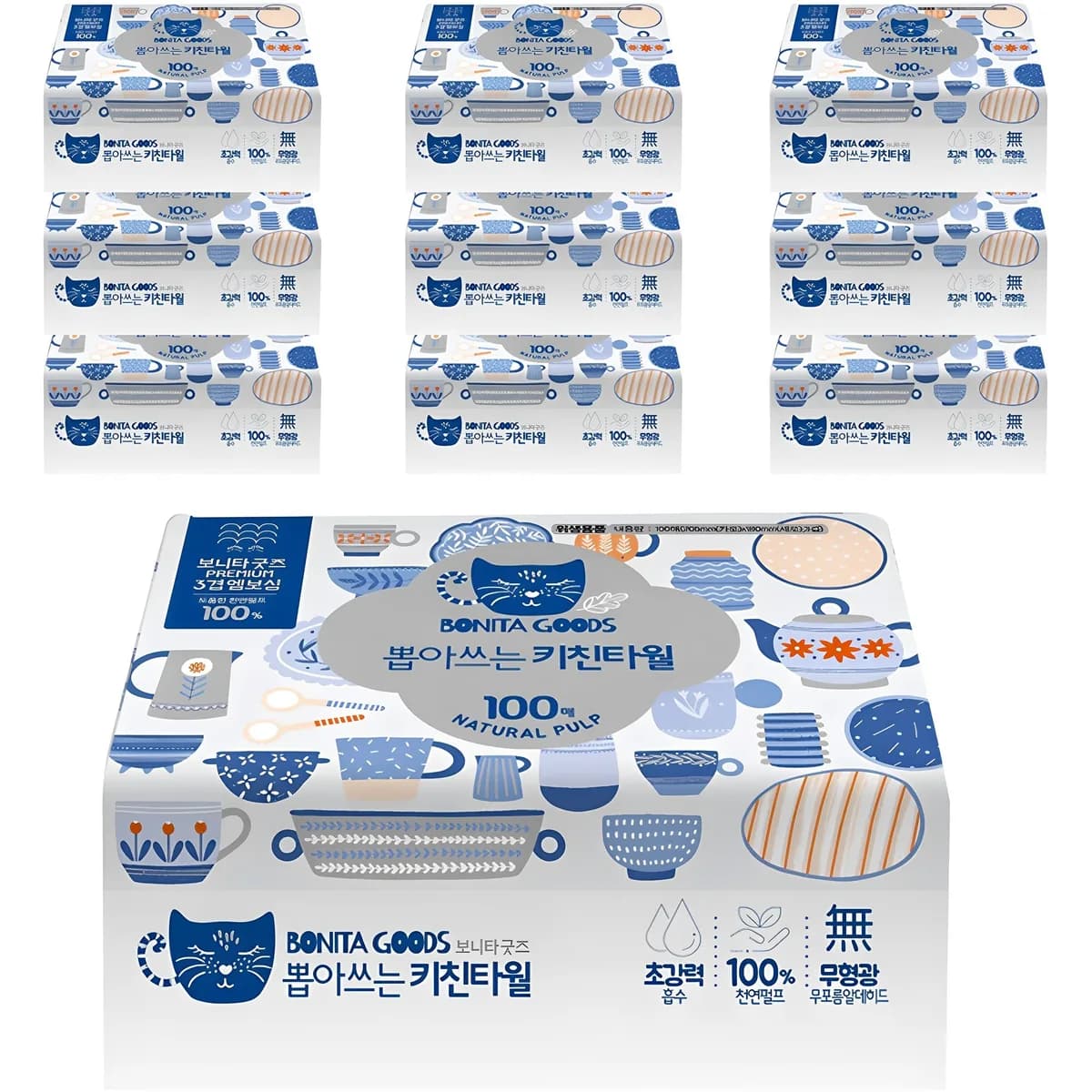 보니타굿즈 뽑아쓰는 천연펄프 키친타올 3겹 가격 추이 보니타굿즈 뽑아쓰는 천연펄프 키친타올 3겹 - 최저가 9,990원